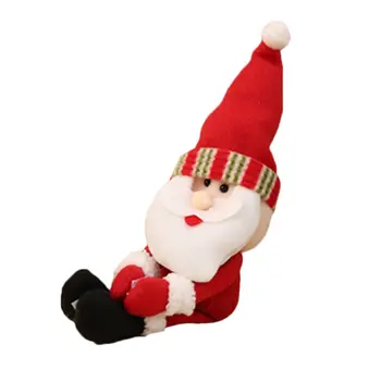 

Christmas New Year Party Home Decor Red Wine Bottle Hold Ornament Cover Clothes Dinner Table Decoration Festival Supplies