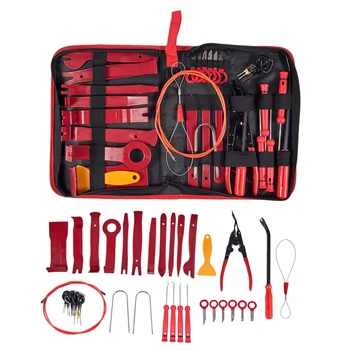 

Portable 40Pcs Car Trims Removal Tools for Door Window Radio Disassembly Removal Tool Kits Car Basic Accessories