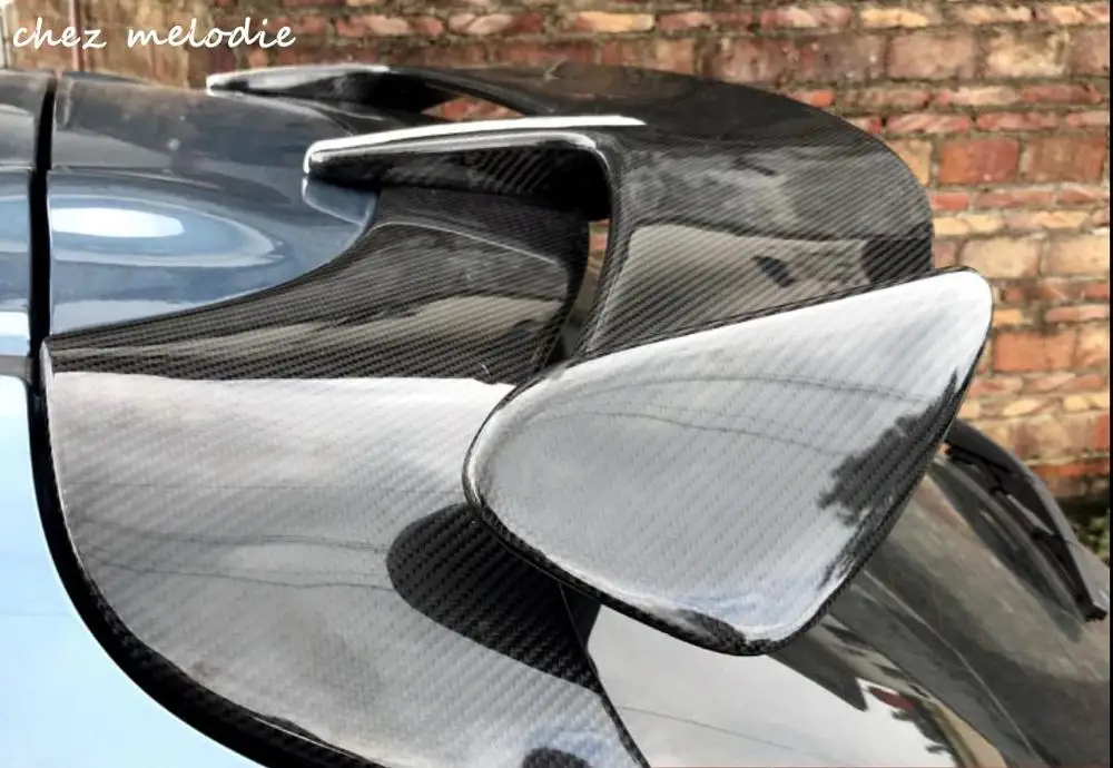 AutoExe style real carbon fiber/праймер FRP Автомобильный задний спойлер на крыло крышу для Mazda 2 5