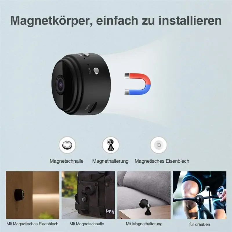 A9 Mini Wifi Camera 1080P Wireless Home Security-Camera Night Vision Android/iOS Smart Phone App Remote Detection Video Camera A9 Mini Wifi Camera 1080P Wireless Home Security-Camera Night Vision Android/iOS Smart Phone App Remote Detection Video Camera
