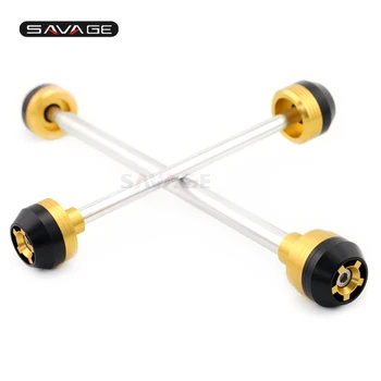 

Front Rear Axle Fork Crash Sliders For KAWASAKI ZX-10R NINJA ZX10R 2004 - 2016 Motorcycle Accessories Wheel Protector CNC POM