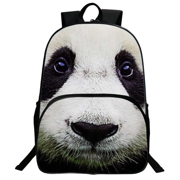 ##BUY Hot Sales 3D Panda Pattern Backpack Environmentally Friendly Schoolbag Manufacturers Direct Selling Korean style Backpack Custom