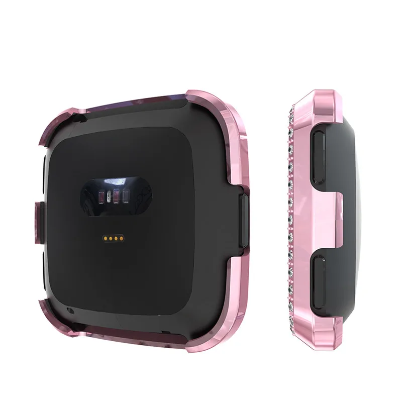 Блестящий чехол для часов Fitbit Versa Lite, защитный чехол для экрана, аксессуары для смарт часов Fitbit Versa Lite