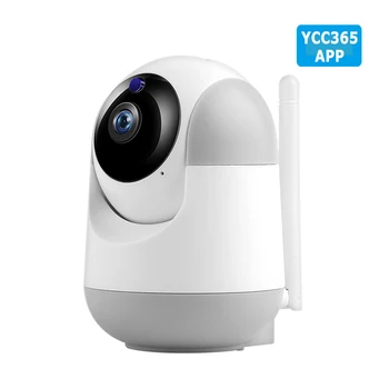 

white/grey Smart Home Security Surveillance 1080P Cloud IP Camera Auto Tracking Network WiFi Camera Wireless CCTV YCC365