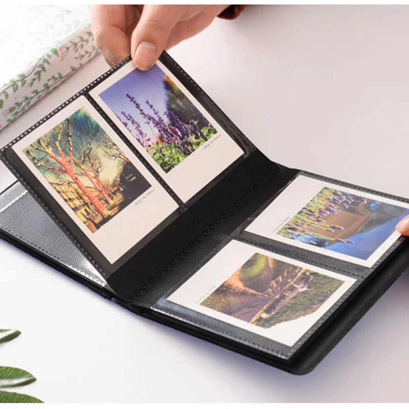 Fujifilm Instax Mini Film 3 дюйма белый край 64 кармана фотоальбом для Polaroid LiPlay 9 8 7s 25 70 90