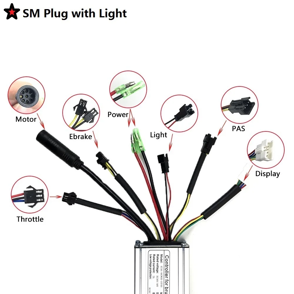 普通控制器带灯线接头图 (2)
