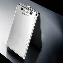 1 шт. креативный Простой алюминиевый А4 буфер обмена с линейкой блокнот для письма прочный Противоскользящий файл папка школьные офисные канцелярские принадлежности