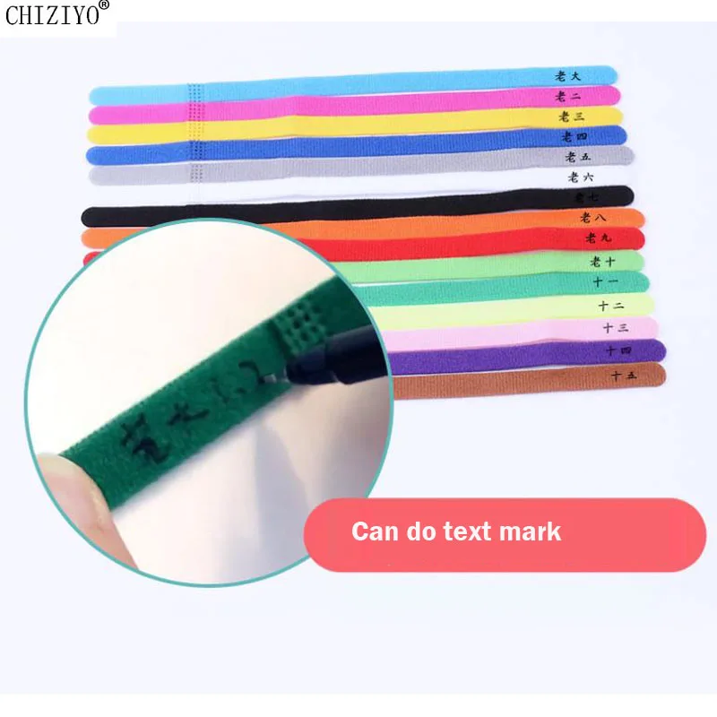 15 Colors Pet Dog Cat Rabbit Identification Circle Puppy Collar Marking Tape Rope For Newborn Animals Car Luggage Cargo Marking