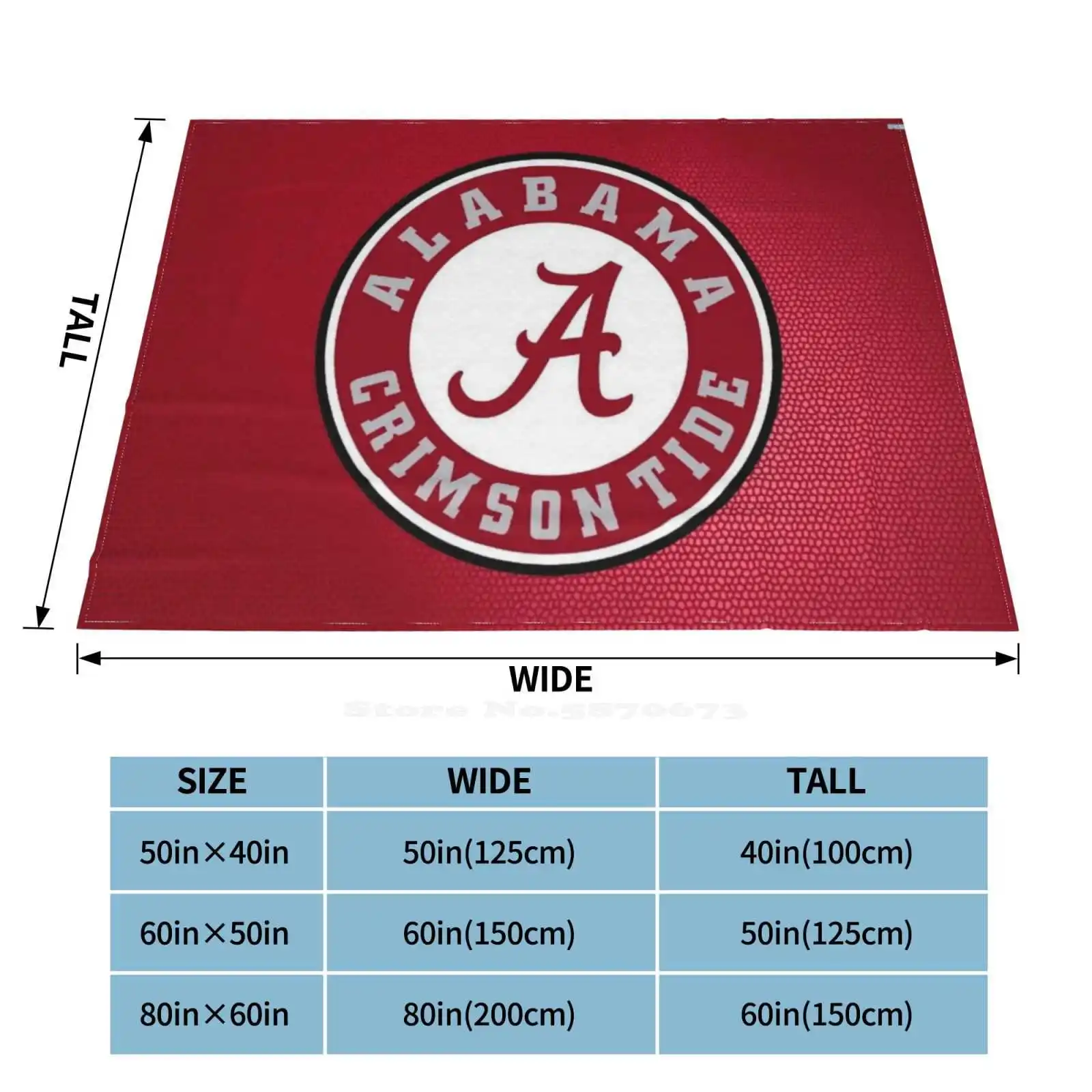 Alabama Mask Fashion Soft Warm Flannel Blanket Football Trendy Cute Sports Tumblr 3