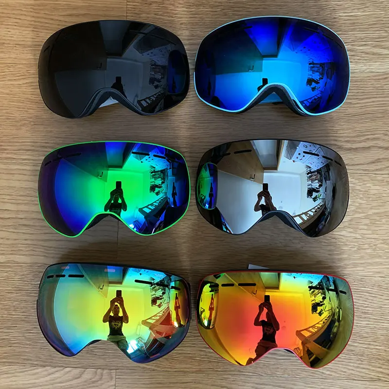 Ski Goggles With Magnetic Double Layers Lens Skiing Anti-fog UV400 Snowboard Goggles for Men Women Ski Glasses Eyewear 2