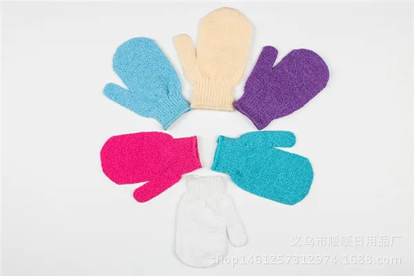 Manufacturers Direct Selling Bath Printed Fingers Gloves Children Nylon Bath Towel Foreign Trade Hot Sales Bath Brush