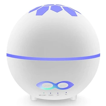 

400Ml Ball Remote Ultrasonic Humidifier Household Colorful Night Light Spray Aromatherapy Machine US/UK/EU/AU/JP Plug
