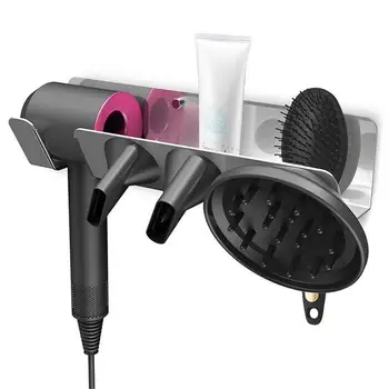 

Ultrasonic Wave Hair Dryer For Dyson Aluminum Alloy Wall-mounted Bracket