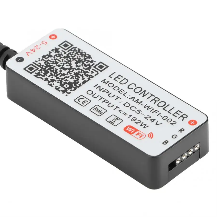 Мини Wifi RGB Bluetooth контроллер DC5V-24V Интеллектуальная музыка Bluetooth контроллер светильник контроллер полосы для RGB RGBW светодиодные ленты