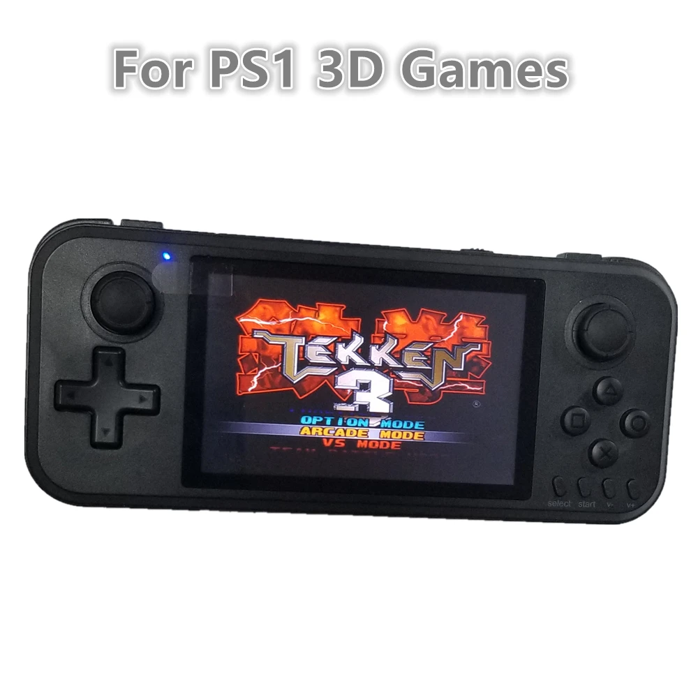 Free Shipping 4 inch Portable Retro Game consoles video game 64GB 128GB 6000 free games two gamepad for ps1 sega Arcade Tetris