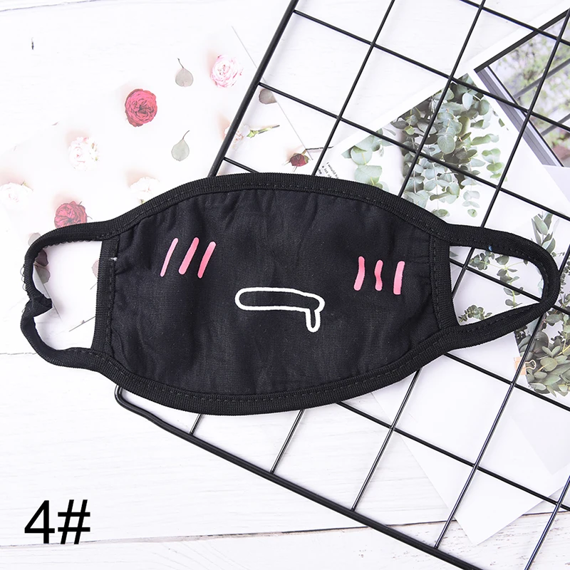 1Pcs Newest Cartoon Kpop Fashion Women Men Muffle Face Mouth Masks Cotton Dustproof Mouth Face Mask Anime Dropship