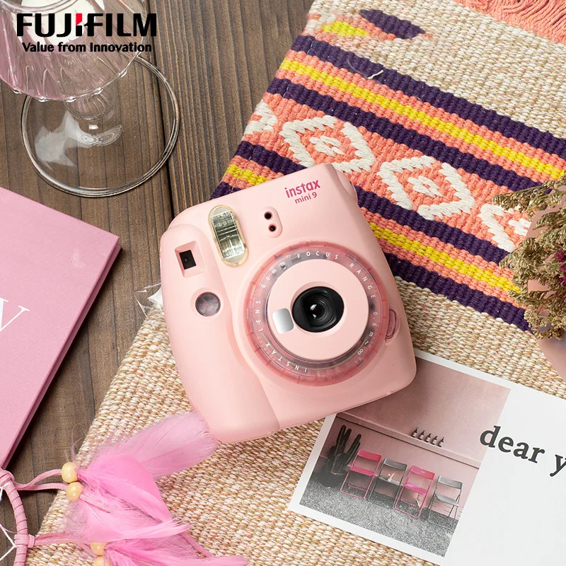 Fuji Fujifilm Instax Mini 9 Instant Photo Camera with Selfie Mirror Film Photo Snapshot Camera Shoo