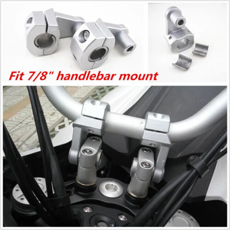 Аксессуар рукоятка крепление Инструмент Расширение Замена Мотоцикл стояк 6061-T6 Алюминий Серебро подъемники