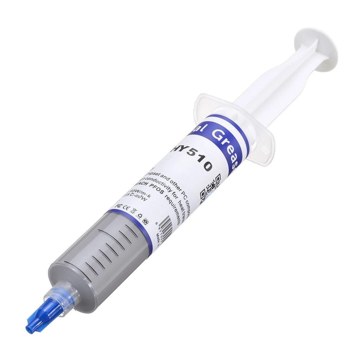 30g Grams Syringe Packaging Gray Thermal Conductive Grease Paste Plaster For CPU Heat Sink Electronic Components Plastic Magnet