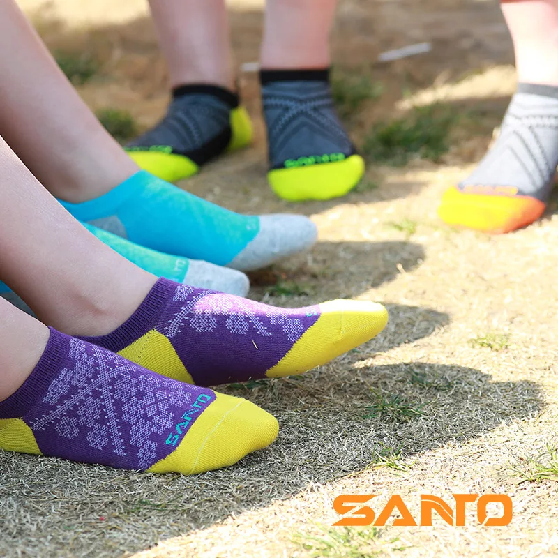 Santo 1 Pair Summer Sock Slippers Quick Drying Breathable Outdoor Socks Men Palm-slip Women For Camping Hiking Trail Running