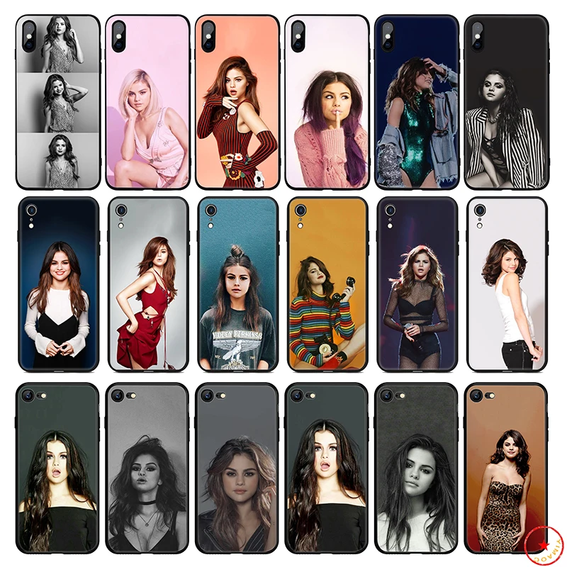 Мягкий силиконовый чехол Selena Gomez для iPhone 11 Pro Xs Max X или 10 8 7 6 6S Plus 5 SE Xr 7Plus |