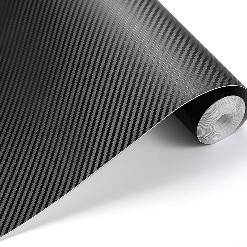 

30cmx127cm 3D carbon fiber vinyl car packaging sheet roll film car stickers and decals motorcycle car styling accessories car