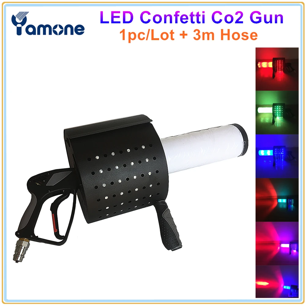1x светодиодный CO2 Confetti Cannon супер Co2 DJ пистолет магический крио Fx конфетти для