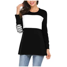 Zwangerschaps kleding женские топы в полоску с длинным рукавом для кормящих мам, рубашки для грудного вскармливания, ropa para embarazada