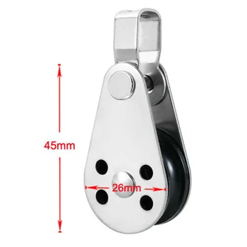 

Stainless Steel Pulley Corrosion-resistant Replacement Nylon Sheave Bracket