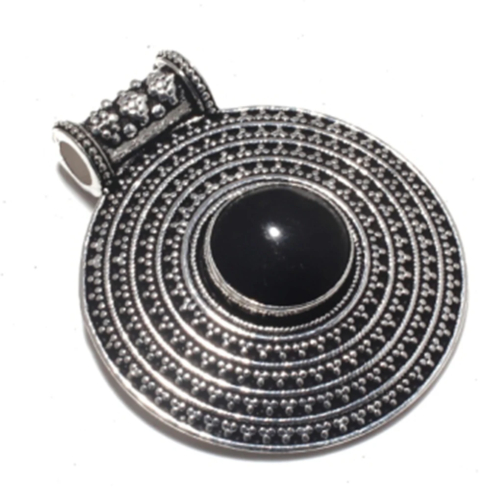 Ciondolo In Vero Onice Nero