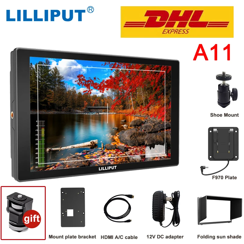 Lilliput a11 10.1" 4k Camera monitor HDMI 3g-sdi Input Output 1920x1200 New 