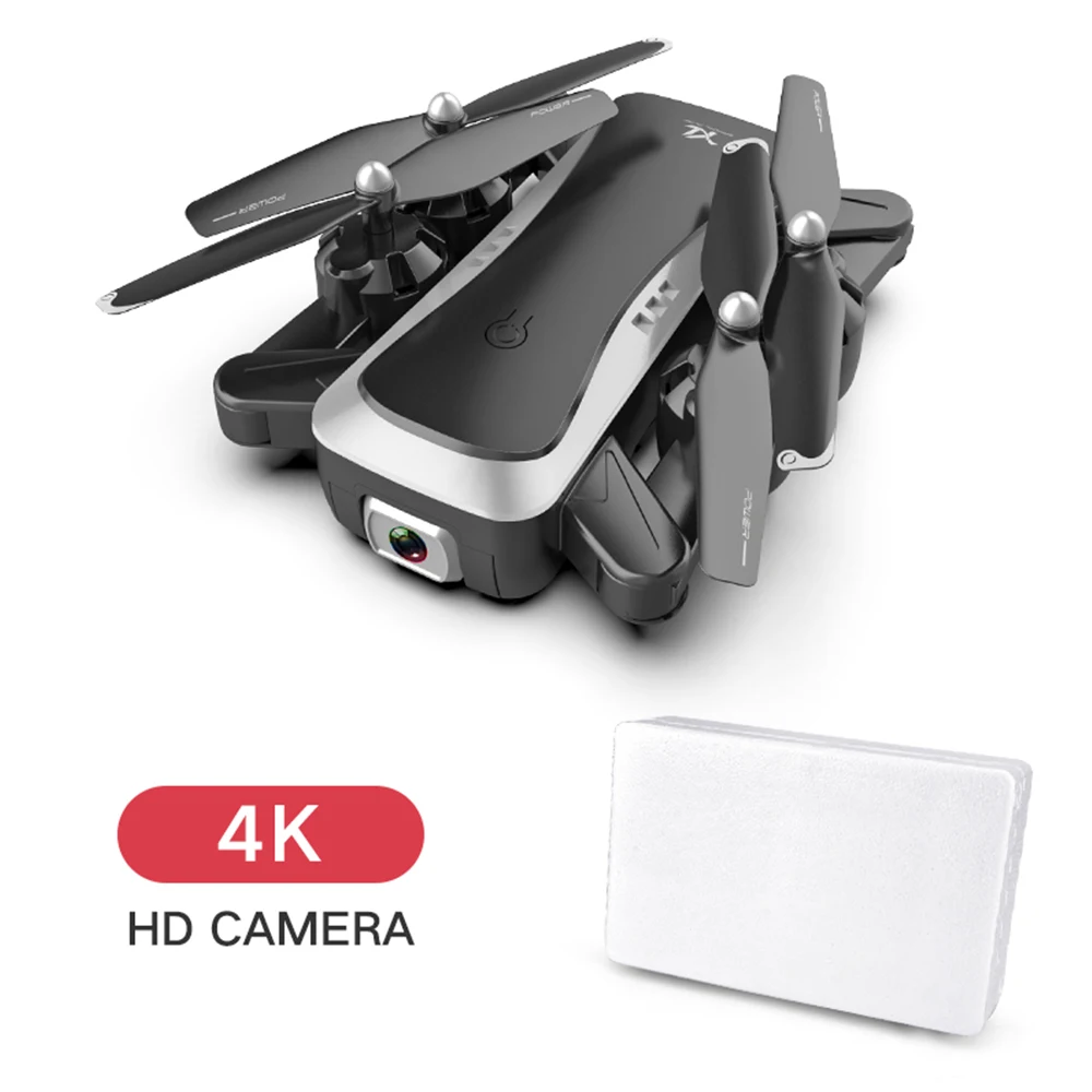 Красный Радиоуправляемый квадрокоптер S36 Дрон 4K HD ESC широкоугольная двойная камера wifi FPV складной оптический поток селфи дроны Профессиональный следи за мной - Цвет: Красный