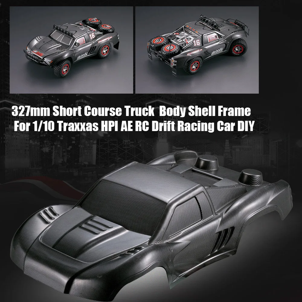 KillerBody 48167 327 мм короткая Рама корпуса грузовика для 1/10 Traxxas HPI AE RC Гусеничный багги автомобиль RC грузовик рама diy запчасти