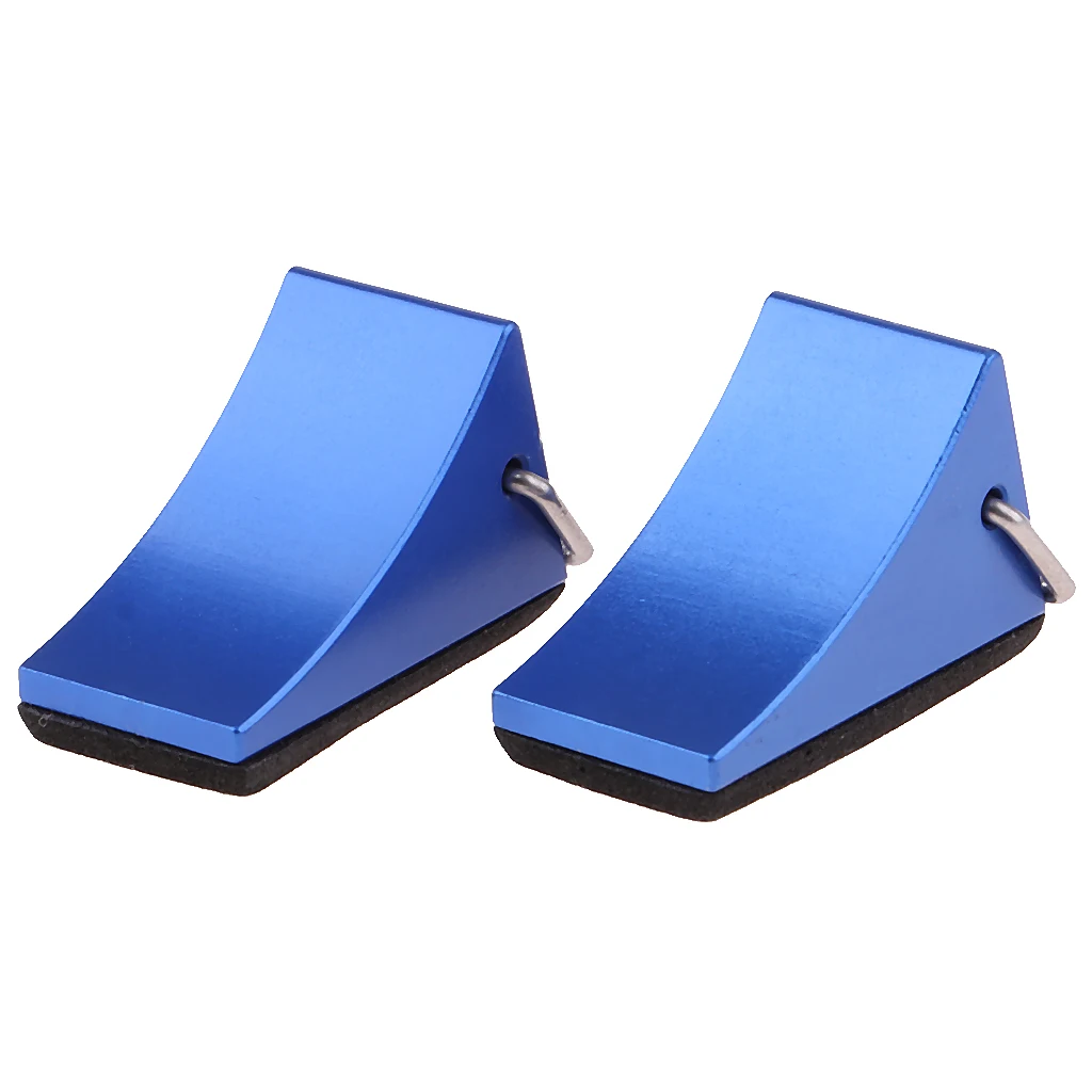 2pcs 1/10 Scale Wheel Stop Tire Chocks Wedge For RC Truck Crawler Tractor
