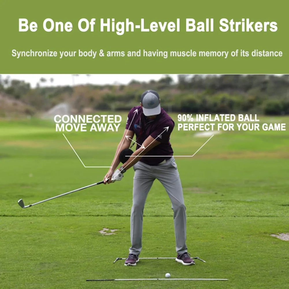 Для обучения махам в гольфе мяч с Гольф Смарт надувные помочь коррекции осанки тренировок для гольфа