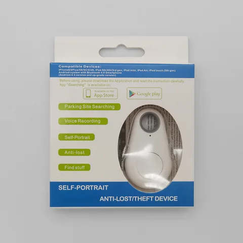 Lost Alarm Waterproof Bluetooth-compatible Pet Smart Mini GPS Tracker Wallet Bag Kid Finder For Car Dog Cat Key Tracker