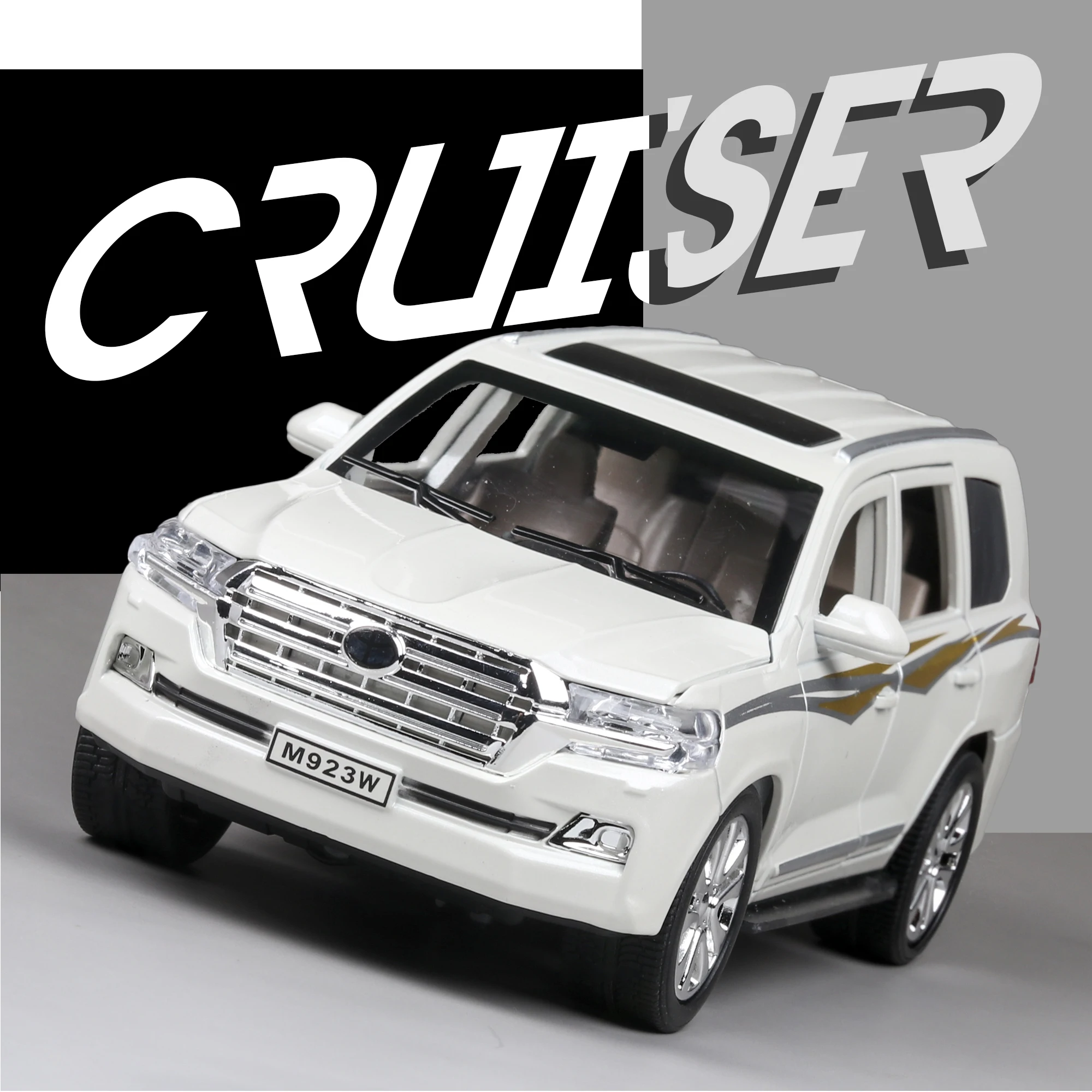 1/24 1/32 новый стиль игрушечный автомобиль TOYOTA LAND CRUISER Prado Металлический Игрушечный