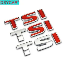 ##Special Price 1Pcs 3D Metal TSI Car Side Fender Rear Trunk Emblem Badge Sticker Decals for Volkswagen Sagitar Golf Magotan Polaris Boracay ##Special Price 1Pcs 3D Metal TSI Car Side Fender Rear Trunk Emblem Badge Sticker Decals for Volkswagen Sagitar Golf Magotan Polaris Boracay