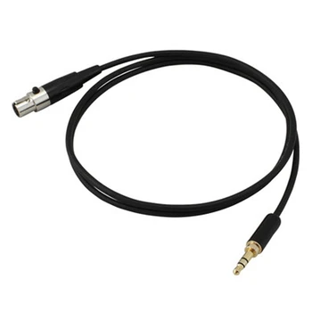 

3.5mm Jack to 3Pin Mini XLR Female For BM800 PC Headphone Mixer Microphone Stereo Camera Amplifier 1M