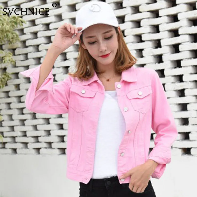 Женская джинсовая куртка стрейч базовые куртки с длинным рукавом осень 2021