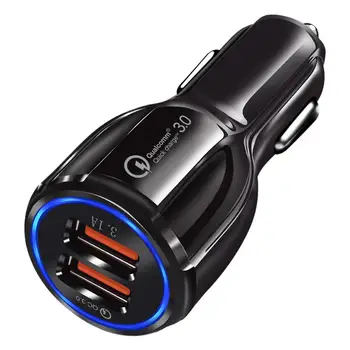 

Universal 3.0 3.1A Dual USB Port Fast Charge Car Auto Charger Adapter
