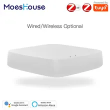 Tuya ZigBee Smart Gateway Hub Smart Home Bridge Smart Life APP Wireless Remote Controller Works with Alexa Google Home