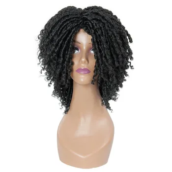 

Synthetic Wig Afro wig Women Short Fluffy Hair Wigs For Black Women Kinky 8 Inch For Party Dance Cosplay Wigs