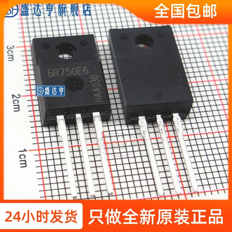 10 шт./лот IPA60R750E6 6R750E6 5.7A 650V TO220F DIP MOSFET транзистор | Электронные компоненты и