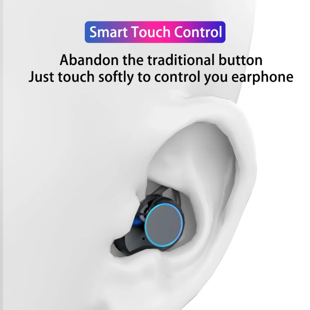 G02 TWS 5,0 Bluetooth 9D стерео наушники беспроводные наушники IPX7 водонепроницаемые наушники 3300 мАч светодиодный умный внешний аккумулятор держатель для телефона