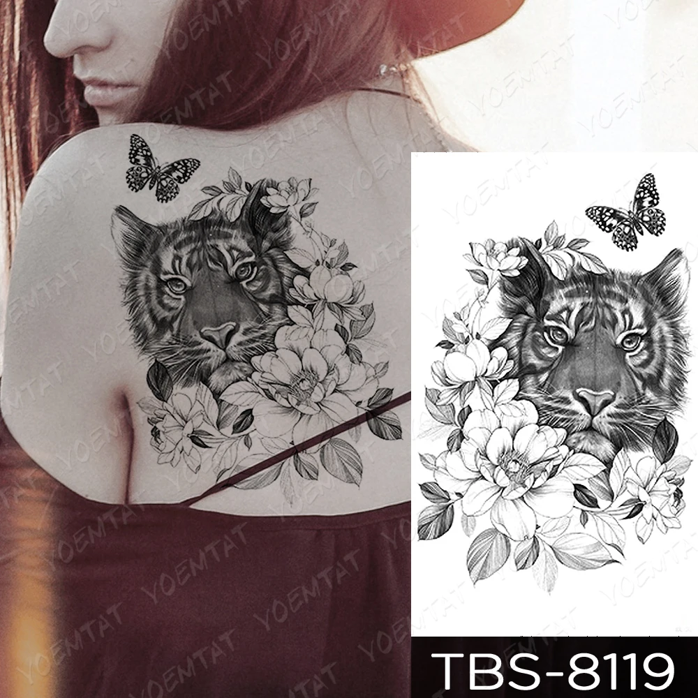 Tiger  flower tattoo on the forearm  Balinesia Tattoo Studio  Facebook