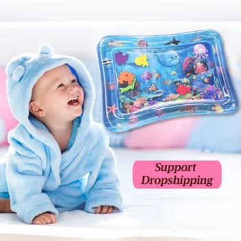 

Creative Water Mat Baby Inflatable Patted Pad Baby Inflatable Water Cushion Infant Play Mat Toddler Funny Pat Pad Toys