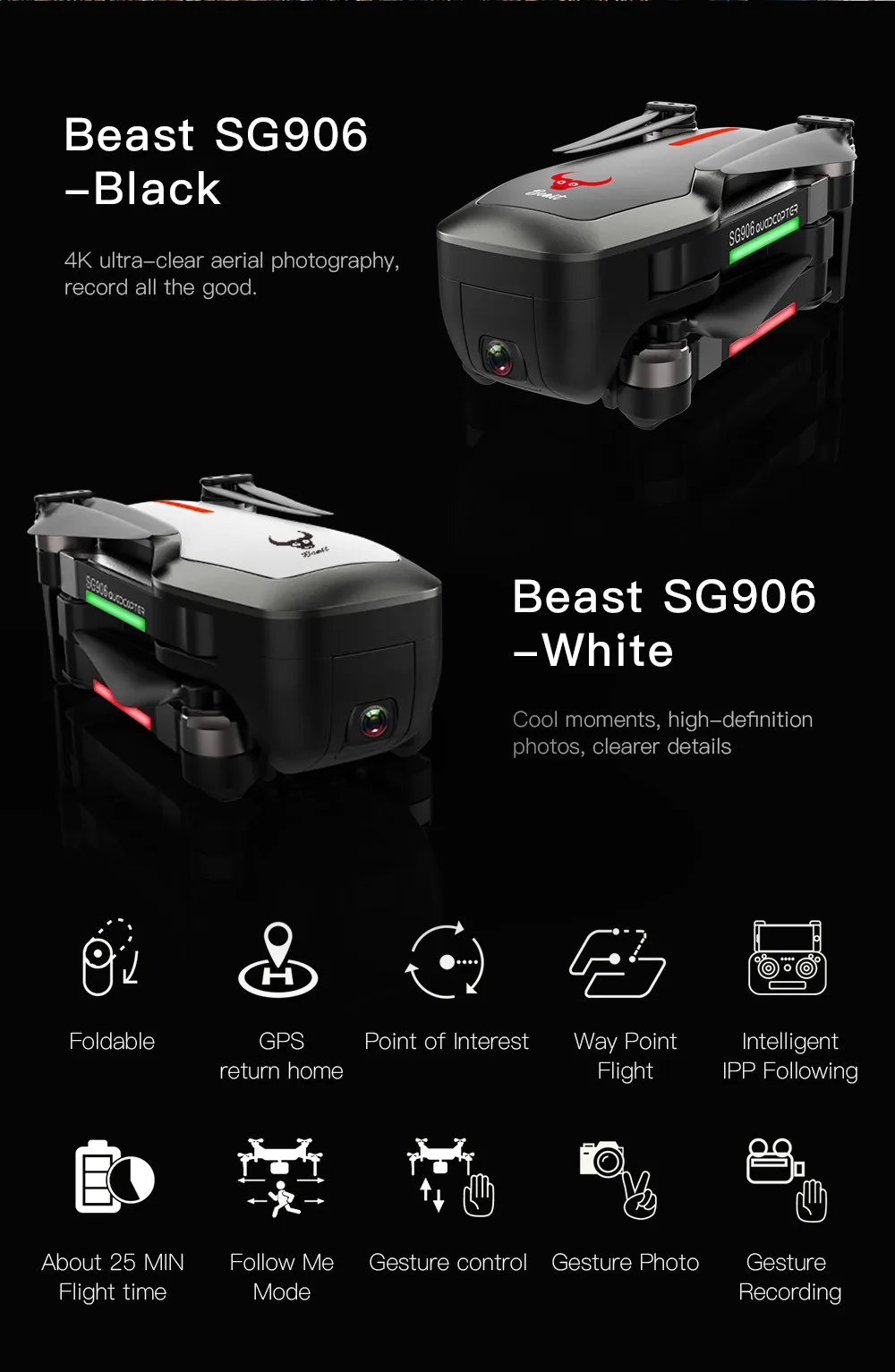 SG906 gps 5G wifi FPV с 4K Ультра прозрачная камера бесщеточный gps/Оптическое позиционирование потока Hover RC Дрон Квадрокоптер+ сумка W802