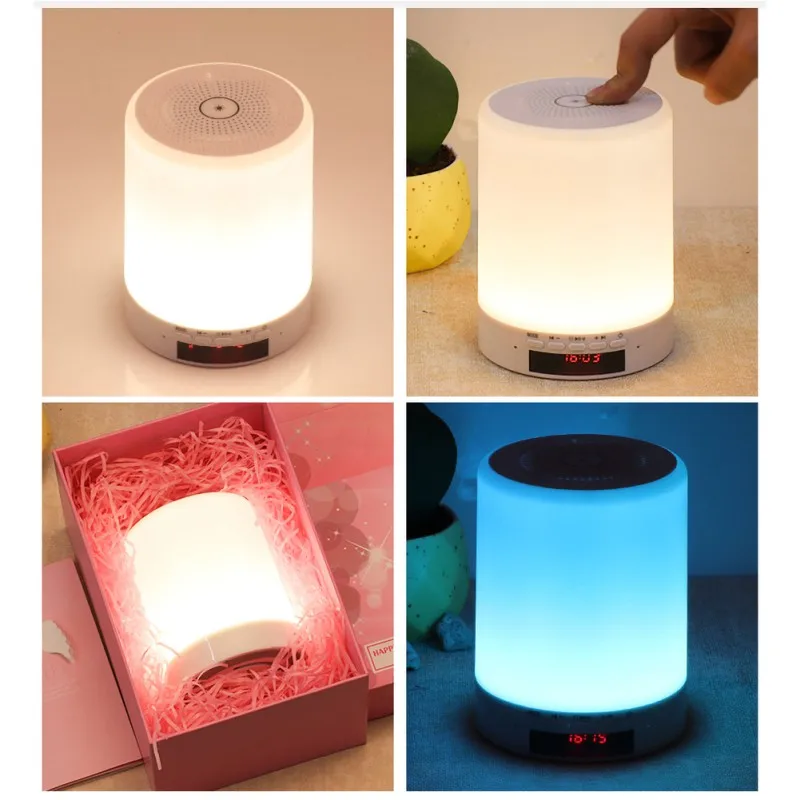 

Novel And Beautiful Multi-function Bluetooth Speaker Colorful Night Light Can Be Customized Bluetooth Speaker