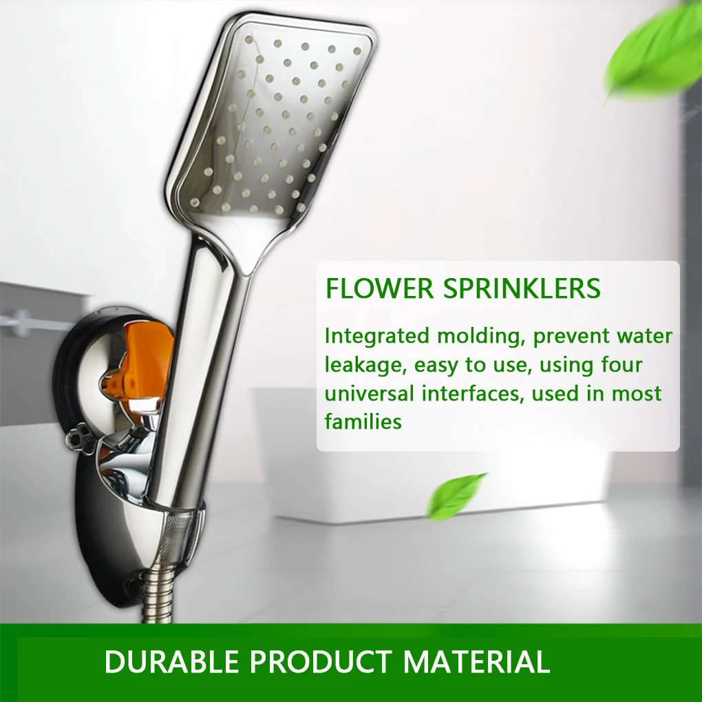 

ABS Plastic Bathroom Shower Head Handheld Bath Spray Nozzle Water Saving Rainfall Showerhead